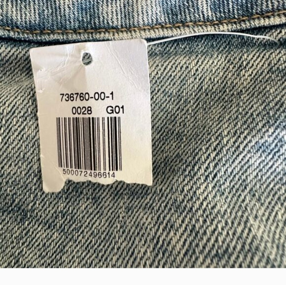 NEW Old Navy Denim Mini Skirt High Rise Secret Slimming Pockets Plus Size 28 - Picture 7 of 13